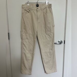 BDG Urban Outfitters Men’s Beige Khaki Cargo Pants with Pockets Size 34